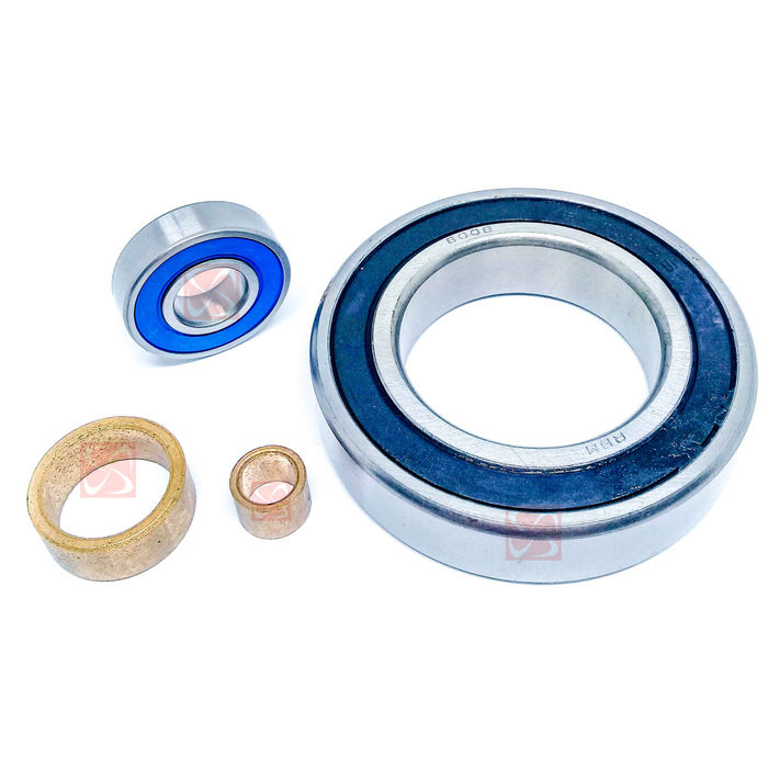KIT SC1320-STD - KIT BUCHA PARTIDA VW - ESTE KIT É COMPOSTO POR: 1-BUCHA SC1101-STD/ 1-BUCHA SC2211-STD/ 1-BUCHA ROLAMENTO REF. 6001-2RS/ 1-BUCHA ROLAMENTO REF. 6008-2RS - KIT