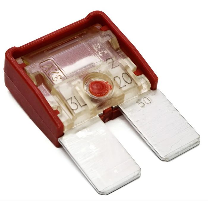 AMS185-50A - FUSIVEL LAMINA MAXI PLUS VERMELHO 50A - PC