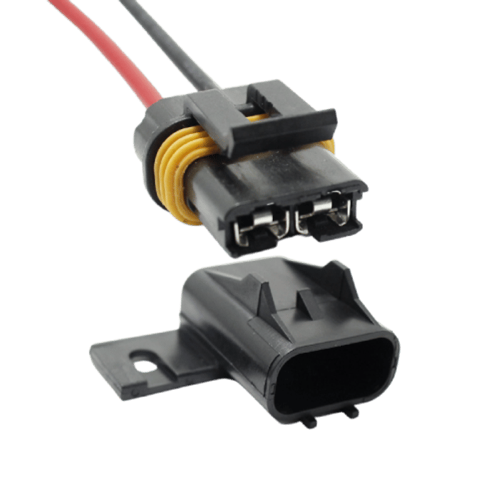 C302.8541 - CHIC. 02 VIAS PORTA FUSIVEL COM TAMPA E FIXAÇAO - UN