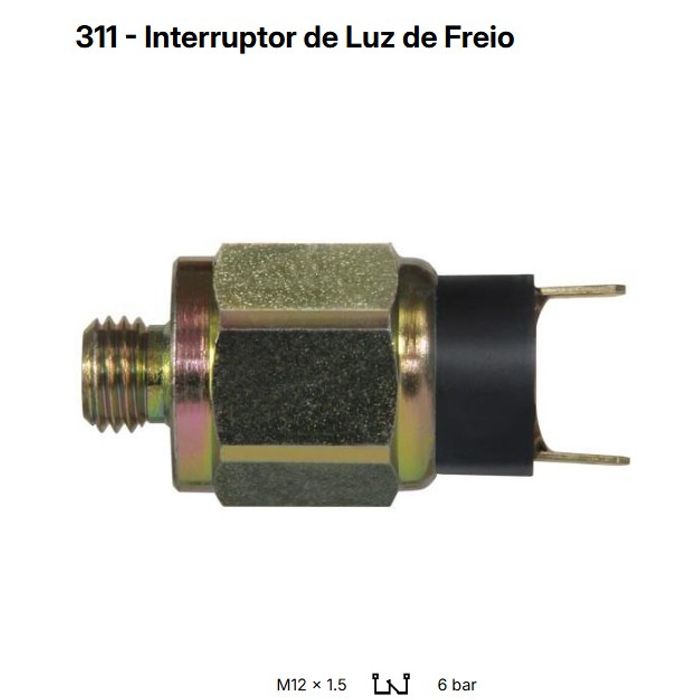 RHO0311 - INT. FREIO CARGO 814/ 815/ 1417/ 1421/ 2425/ 2426/ 3222 - PC