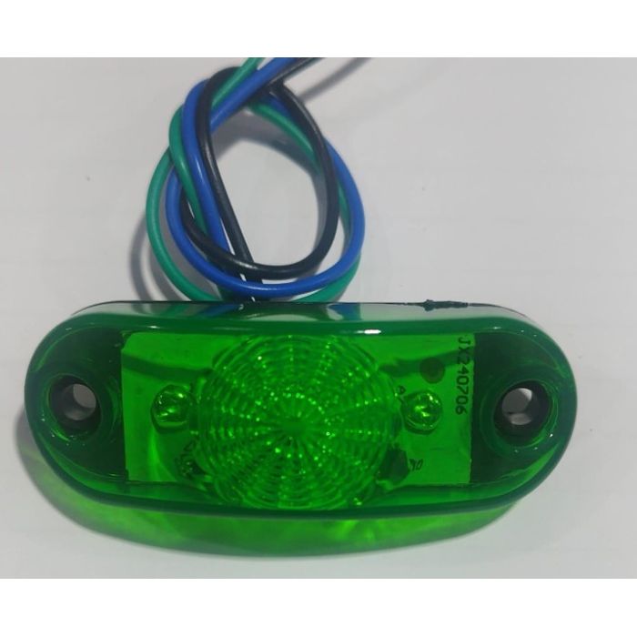 ISO17T1057 VD 12/24V - LANTERNA LATERAL LED VERDE 12/24V (EMB. COM 01 PECA- VALOR UNITARIO) - PC