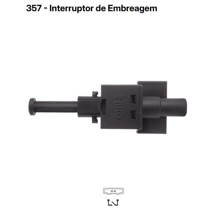 RHO0357 - INT. FREIO VW GOL/ GOLF/ AUDI A3/ EMBREAGEM  - UN