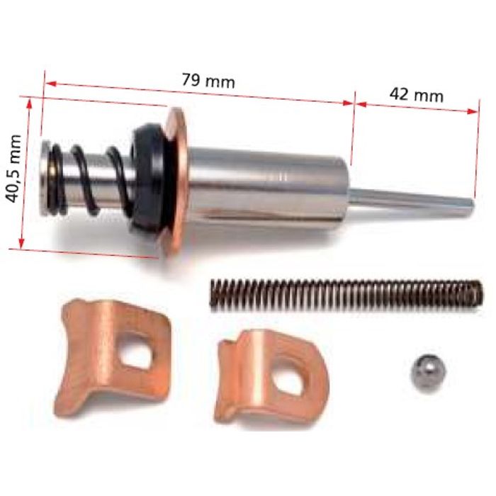 ISO7-1723 - EMBOLO AUTOM. PART. NIPODENSO/ CUMMINS M10/ M10 - 40,5 X 79 X 42 MM (EMB. COM 01 KIT - VALOR DO JG) - JG