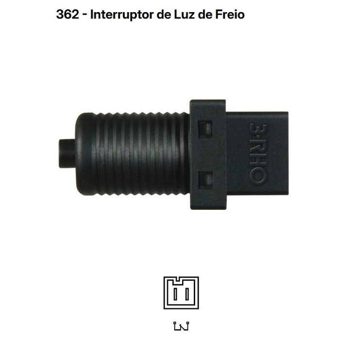 RHO0362 - INT. FREIO PEUGEOT 206 - UN