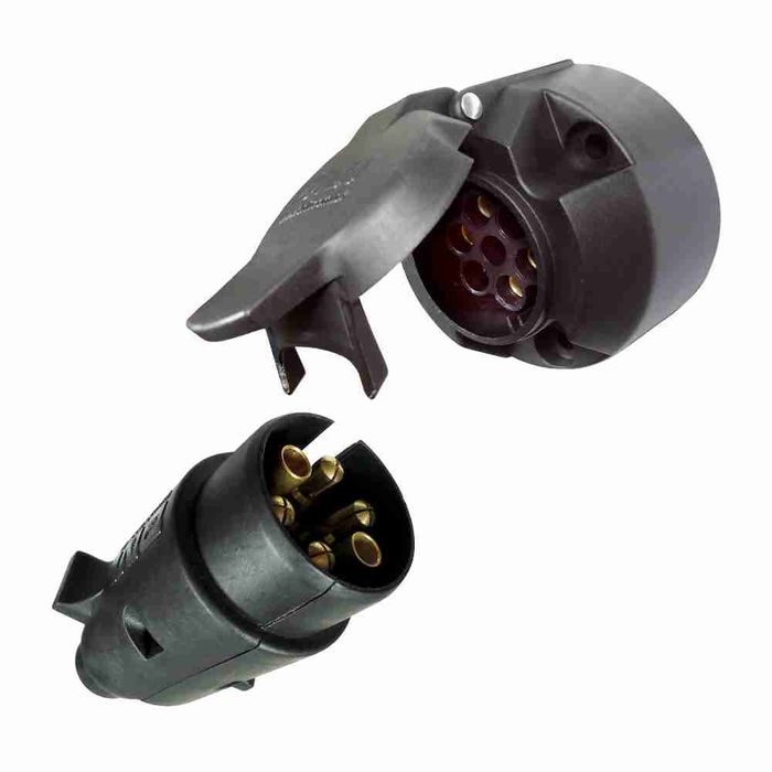 DNI8372 - TOMADA 6 POLOS - NYLON - MACHO + FEMEA - KIT