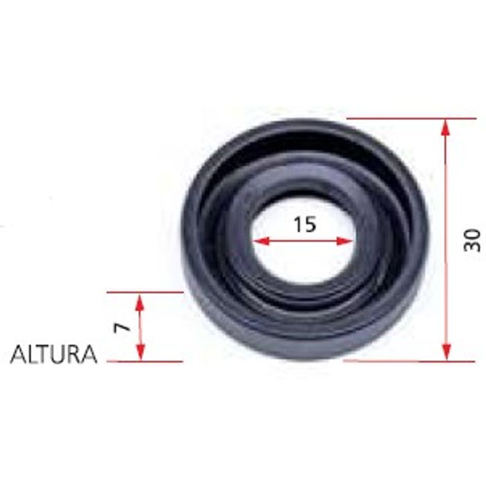 ISO7-3757 - RETENTOR ALTERNADOR/ BOMBA DE AGUA MB/ TOYOTA (EMB. COM 01 PECA - VALOR UNITARIO) - PC