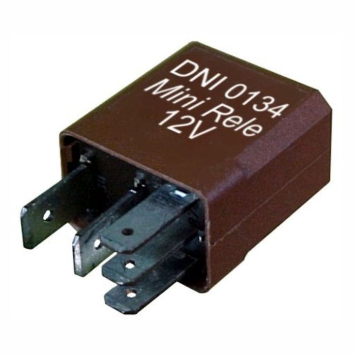DNI0134 12V - RELE AUX. MINI 12V REVERSOR 5 TERM. 30/ 20A - PC