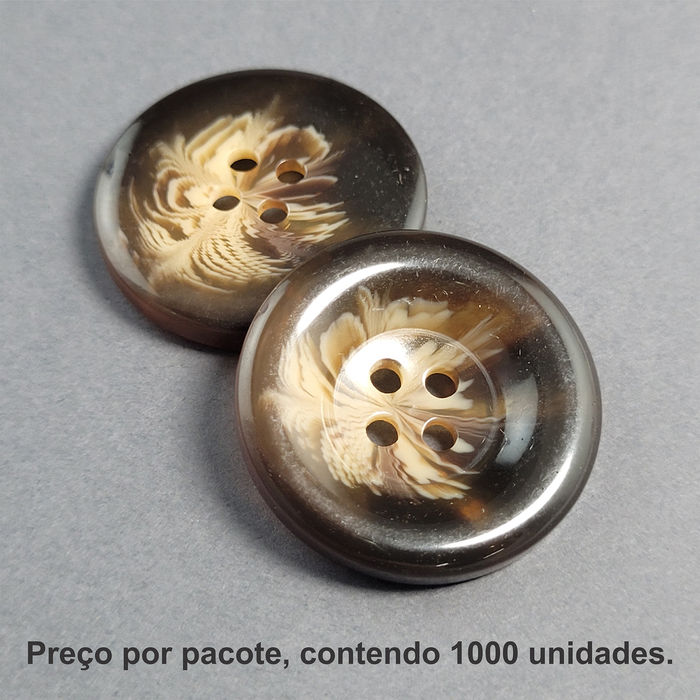 PRO 1991 - BOTÃO RAJADO - PACOTE COM 1000 UNIDADES