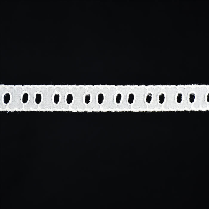 BI 206 - BORDADO INGLÊS BRANCO - PREÇO POR PACOTE