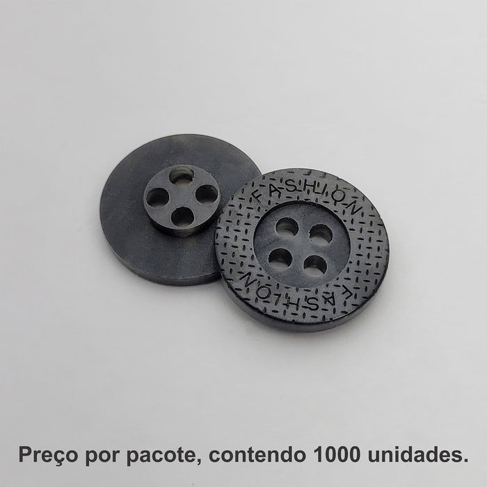 PRO GRAVADO 1150 - BOTÃO PRETO - PACOTE COM 1000 UNIDADES