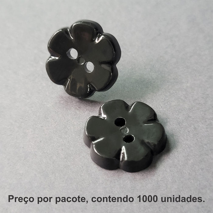 PRO 5041 - BOTÃO PRETO - PACOTE COM 1000 UNIDADES