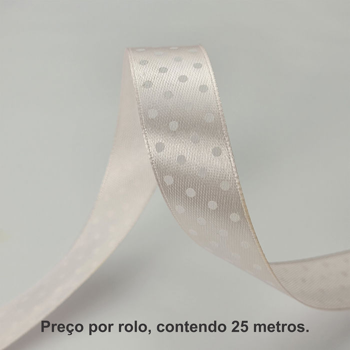 FITA CETIM ESTAMPADA - AMFCE506 ROSA BEBÊ