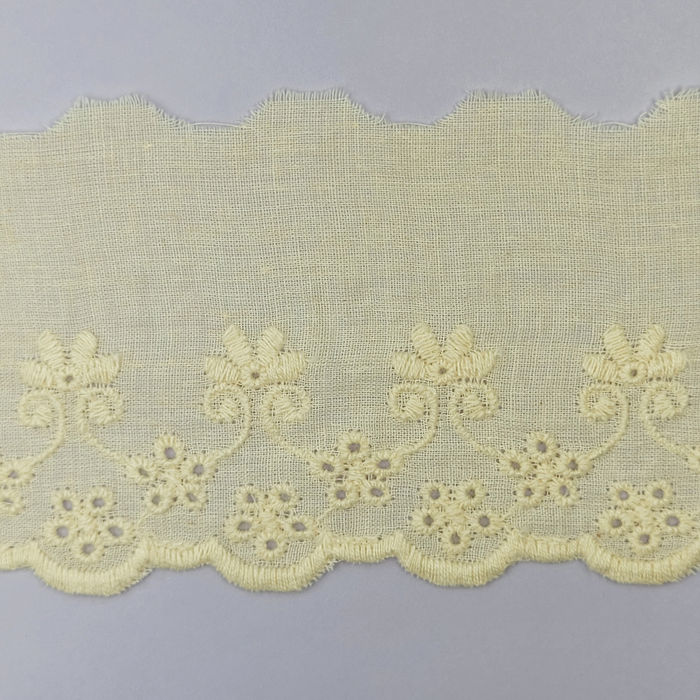 BI 214 - BORDADO INGLÊS OFF WHITE - PREÇO POR PACOTE