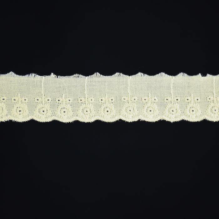 BI 211 - BORDADO INGLÊS OFF WHITE - PREÇO POR PACOTE