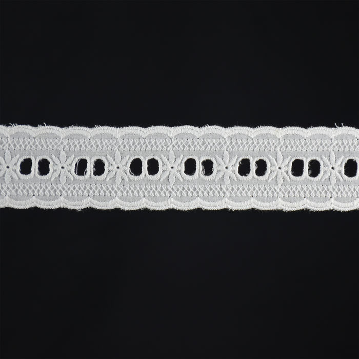 BI 209 - BORDADO INGLÊS BRANCO - PREÇO POR PACOTE