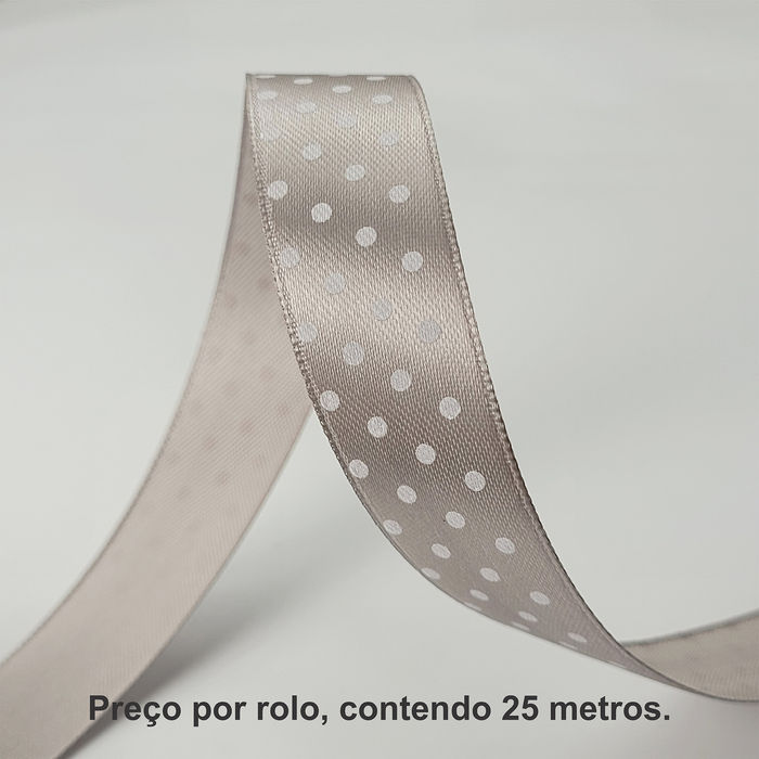 FITA CETIM ESTAMPADA - AMFCE502 CINZA