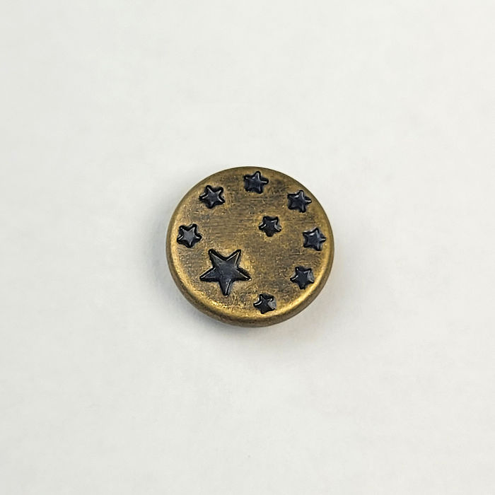 6010 - REBITE DE BOTAO JEANS - AMBJ 117 - PACOTE COM 500 UNIDADES