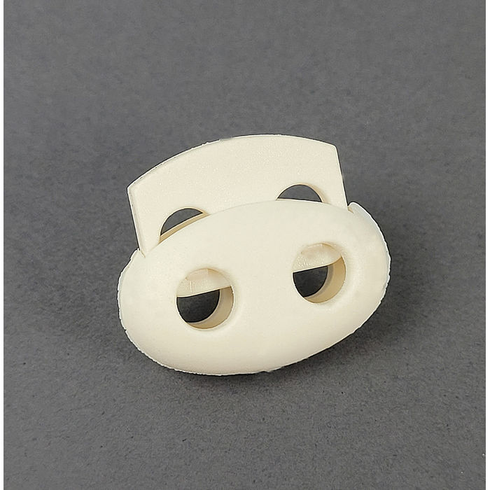 PRO 3253 - PONTEIRA REGULADOR ELÁSTICO BRANCO - PACOTE COM 500 UNIDADES