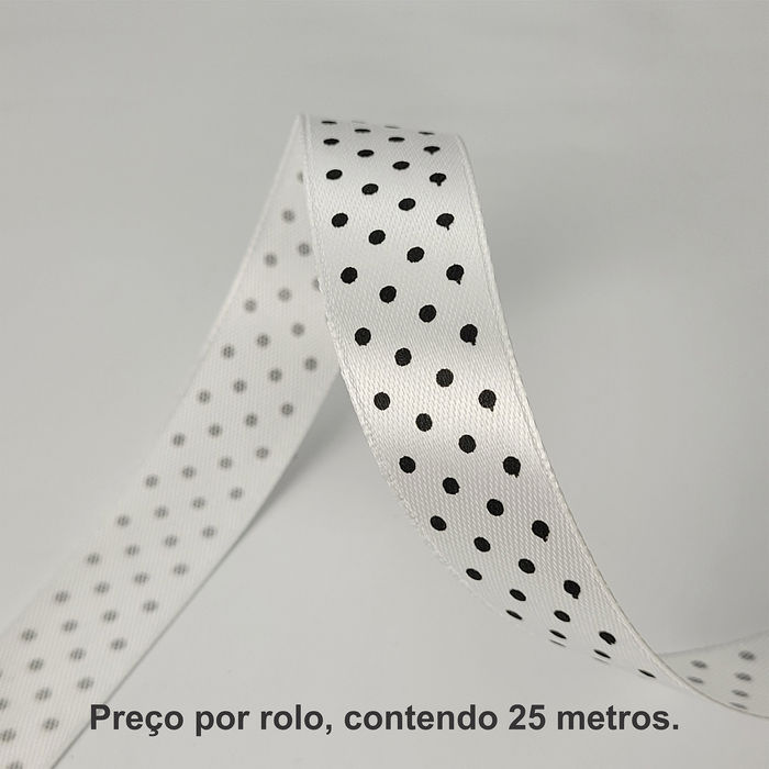 FITA CETIM ESTAMPADA - AMFCE500 BRANCA