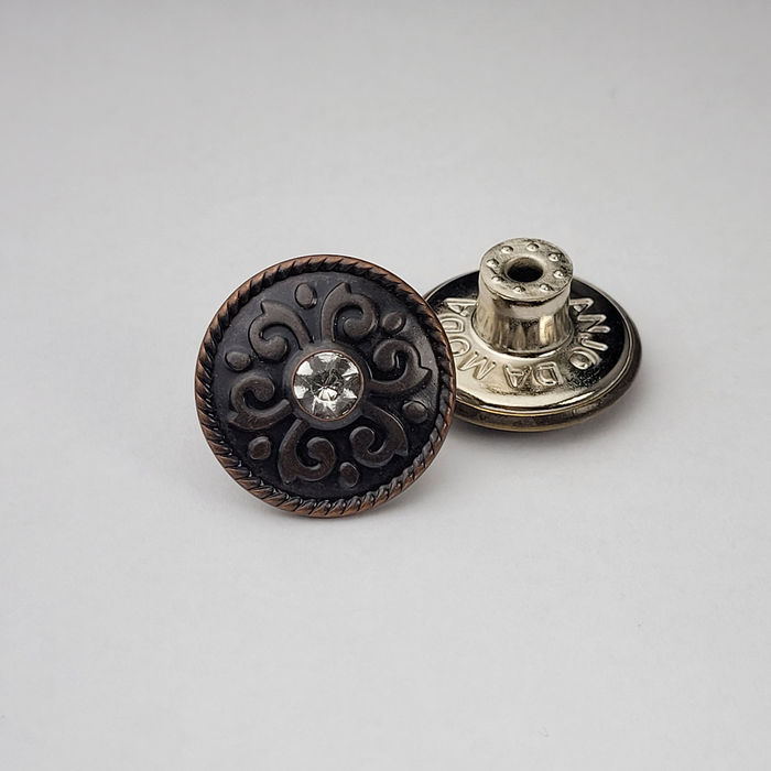 5501 - BOTÃO JEANS - AMBJ 119 - PACOTE 500 UNIDADES