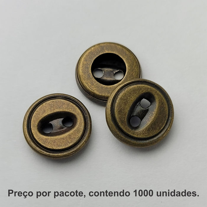 5269 - BOTÃO OURO VELHO - PACOTE COM 1000 UNIDADES