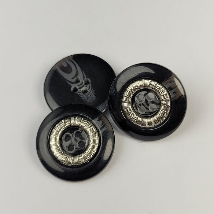 5159 - BOTÃO PRETO  - PACOTE COM 1000 UNIDADES