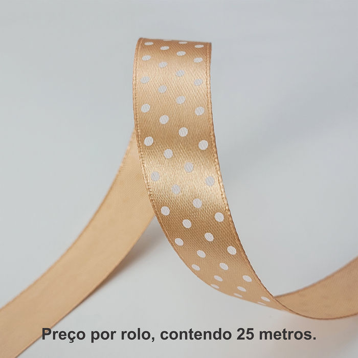 FITA CETIM ESTAMPADA - AMFCE503 BEGE