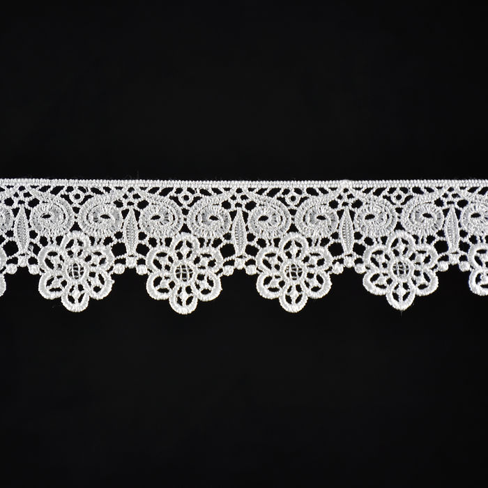 RG 1007 - RENDA GUIPIR BRANCO - PREÇO POR PACOTE