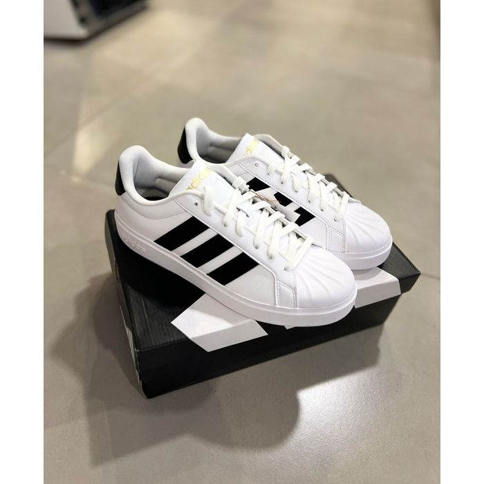 Tênis Adidas Sreet Talk Feminino Cor Branco/Preto
