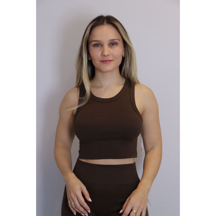 Conjunto Firmly Believe Feminino Cor Marrom