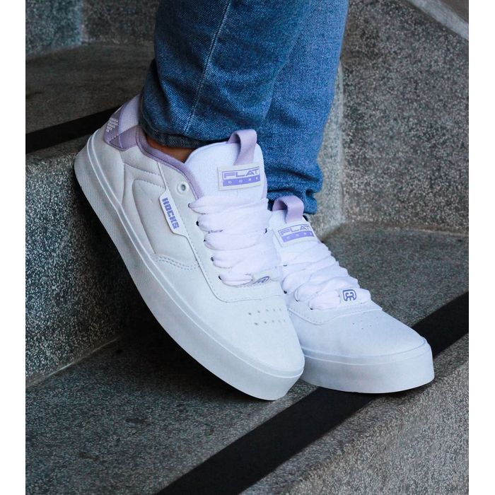 Tênis Hocks Skate Flat Core Masculino Cor Branco Lilac