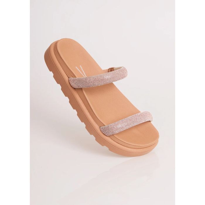 Papete Vizzano Com Brilho Feminino Cor Nude