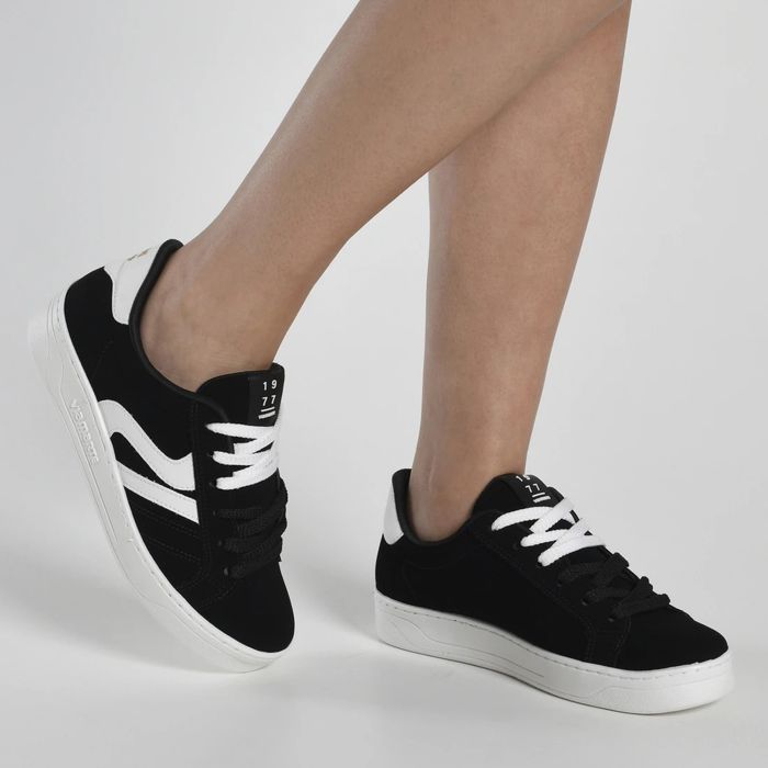 Tênis Via Marte Casual Nobuck Feminino Cor Preto