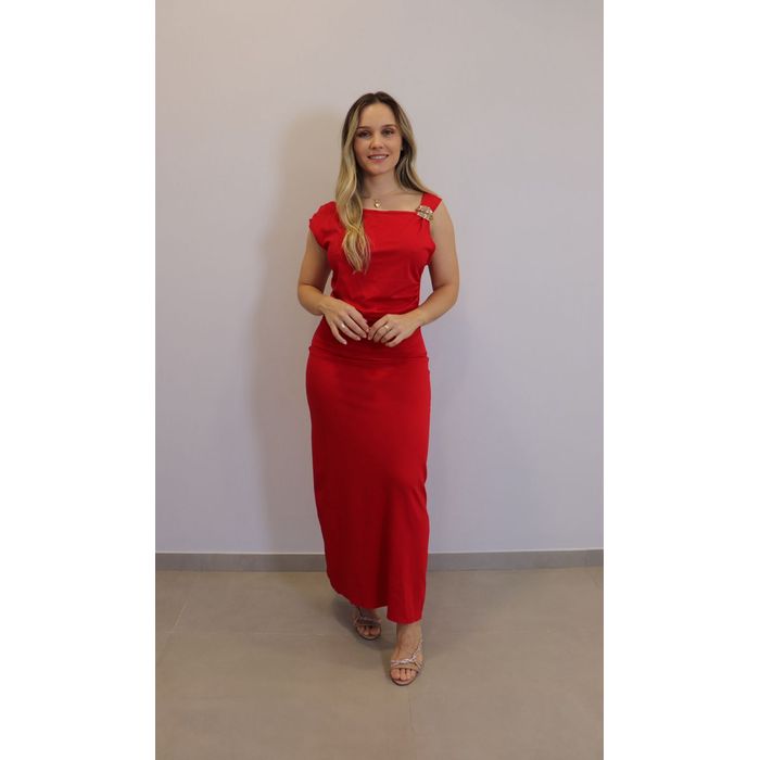 Vestido My Crush Feminino Cor Vermelho