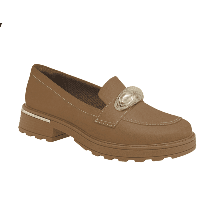 Mocassim Loafer Picadilly Feminino Cor Mascavo