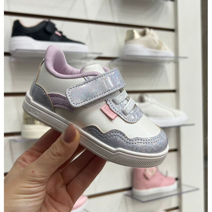 Tênis Klin Sky Infantil Feminino Cor Branco