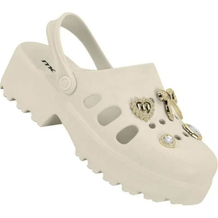 Babuche Moleca Feminino Cor Off White