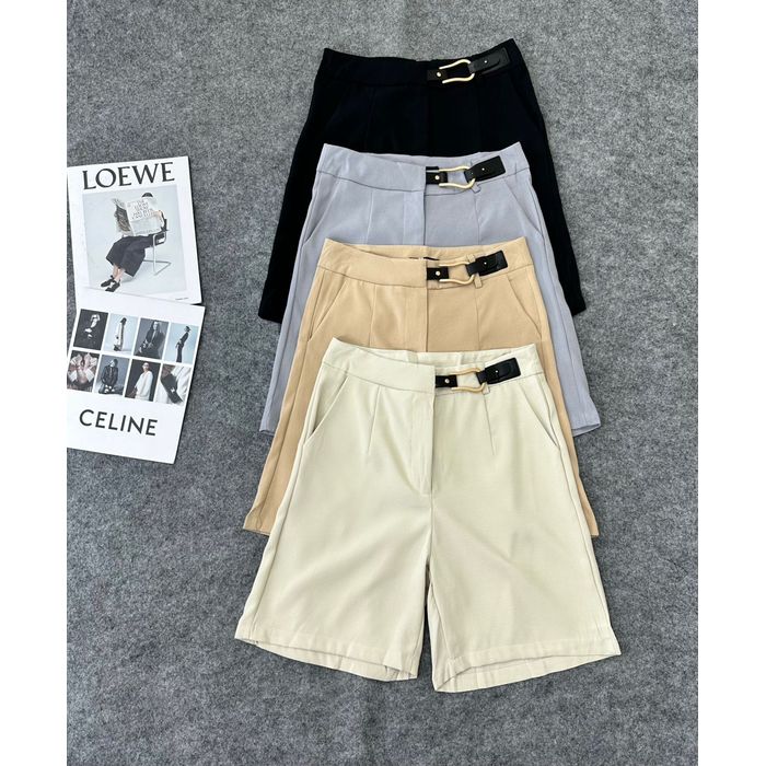 Bermuda Bellina Feminino Cor Preto