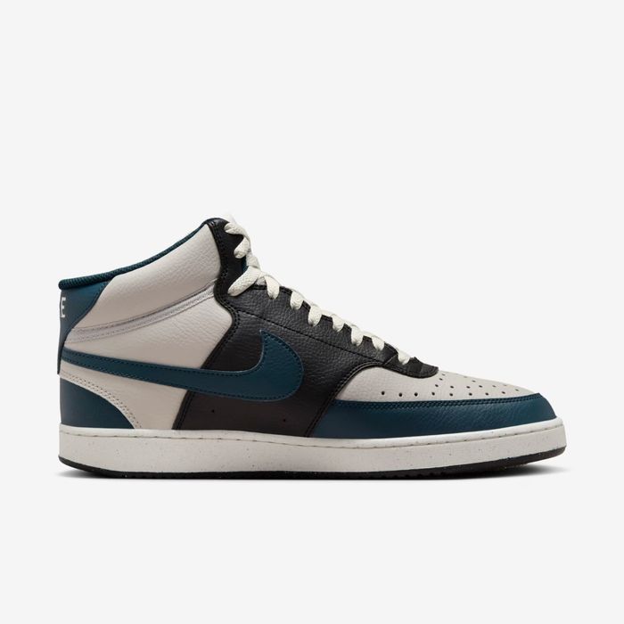 Tênis Nike Court Vision Mid Masculino Cor Preto/Bege/Azul Off White