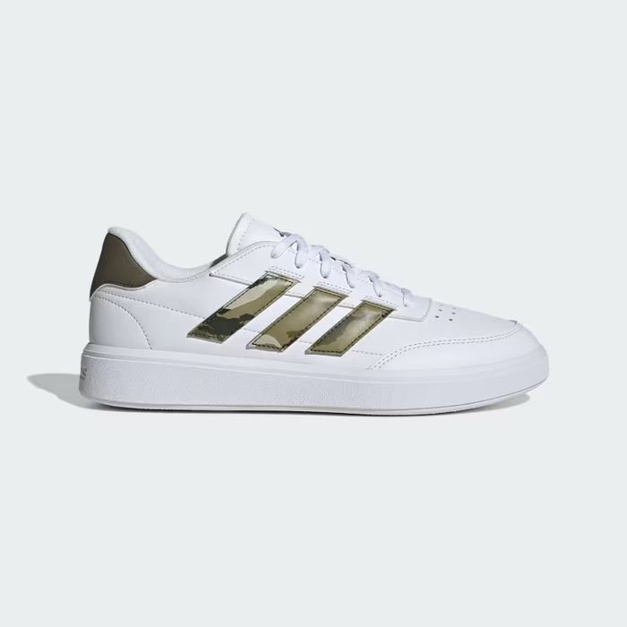 Tênis Adidas Courtblock Masculino Cor Branco/Militar