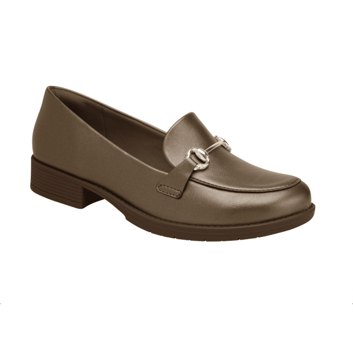 Mocassim Loafer Picadilly Feminino Cor  Madeira