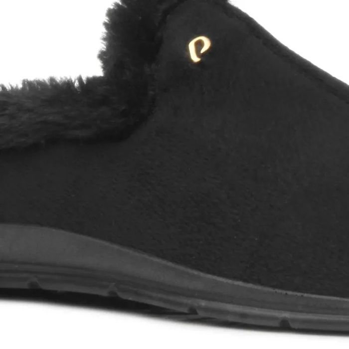 Pantufa Pegada Pelúcia Feminino Cor Preto