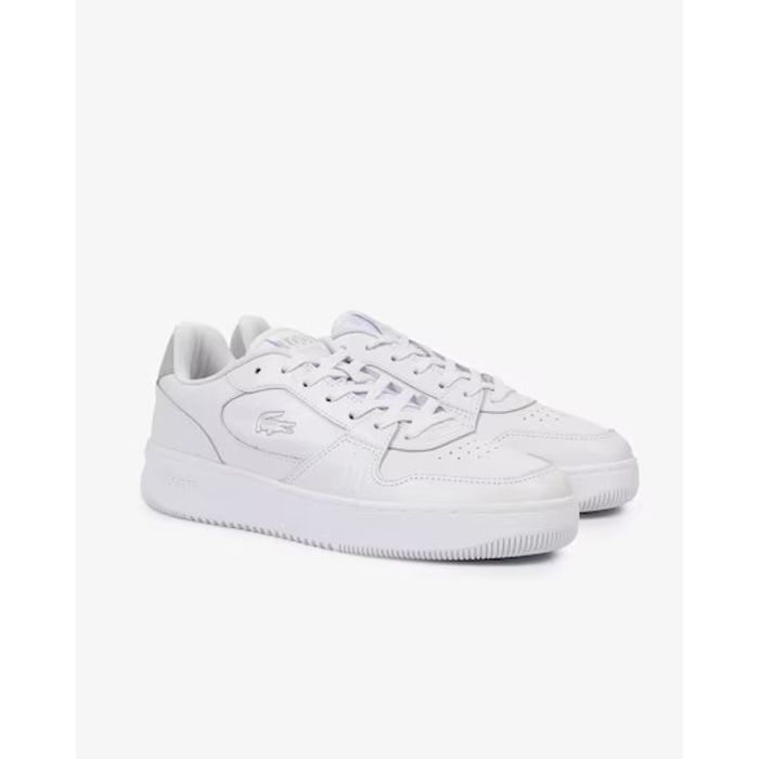 Tênis Lacoste L001 Set Couro Masculino Cor Branco