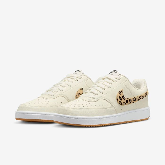 Tênis Nike Court Vision Feminino Cor Off White/Animal Print