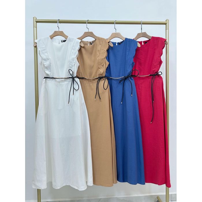 Vestido Bellina Feminino Cor Off White