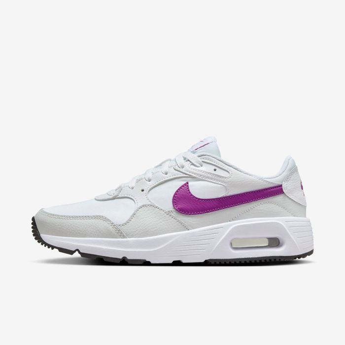 Tênis Nike Air Max SC Feminino Cor Branco/Roxo/Cinza
