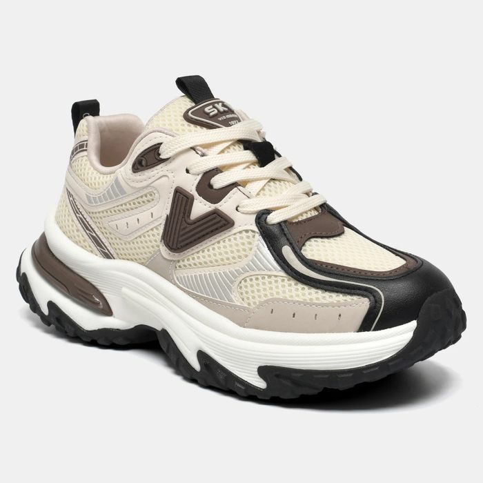 Tênis Via Marte Esportivo Feminino Cor Marfim