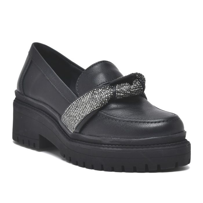Mocassim Via Marte Salto Tratorado Feminino Cor Preto