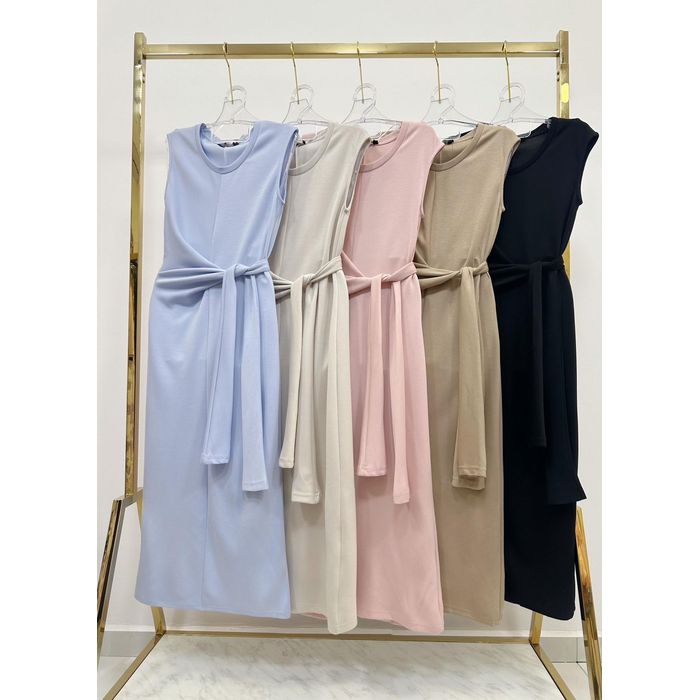 Vestido Bellina Feminino Cor Caqui