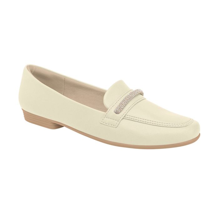 Loafer Piccadilly Feminino Cor Off White